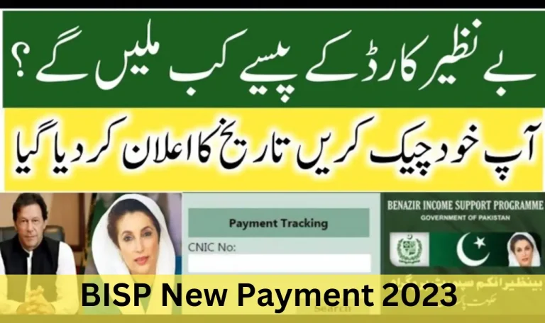 Benazir Income Support Program New Payment Check July 2023